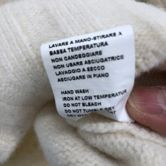 Made in Tomboy Madeintomboy 100% Wool Turtleneck Sweater XS Ely Made in Italy - Picture 7 of 10